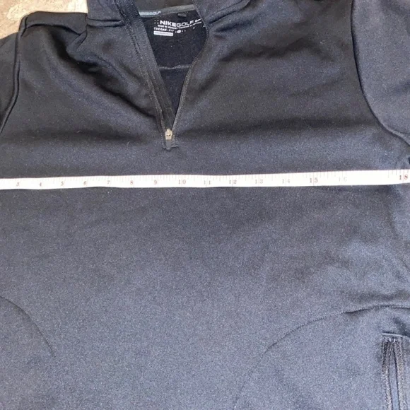 🎉Nike Golf Kids Size Large Black Quarter Zip Therma Fit Jacket - Picture 2 of 8